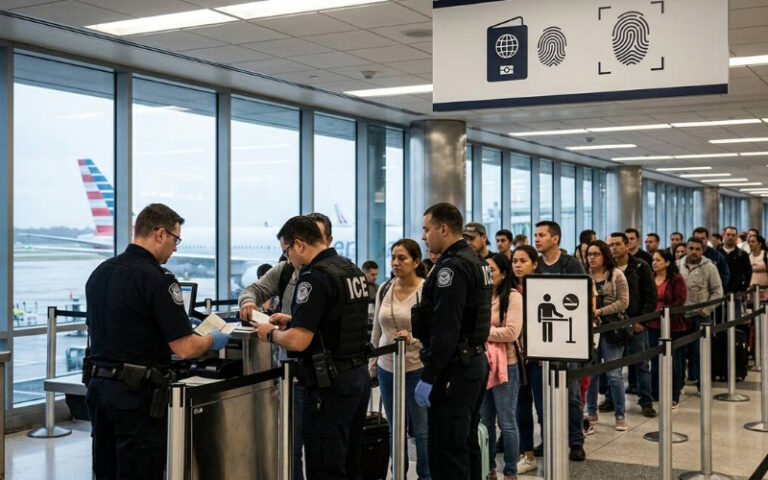 Alertan sobre riesgos migratorios en aeropuertos de EE.UU