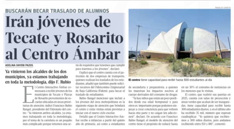 Refuerza ÁMBAR su modelo preventivo contra las adicciones con nuevos espacios