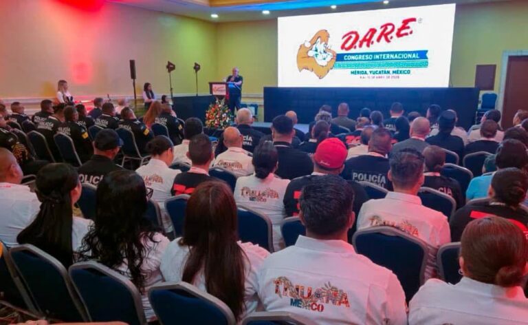 Participan instructores D.A.R.E. de Tijuana en Congreso Internacional 2026 en Mérida, Yucatán