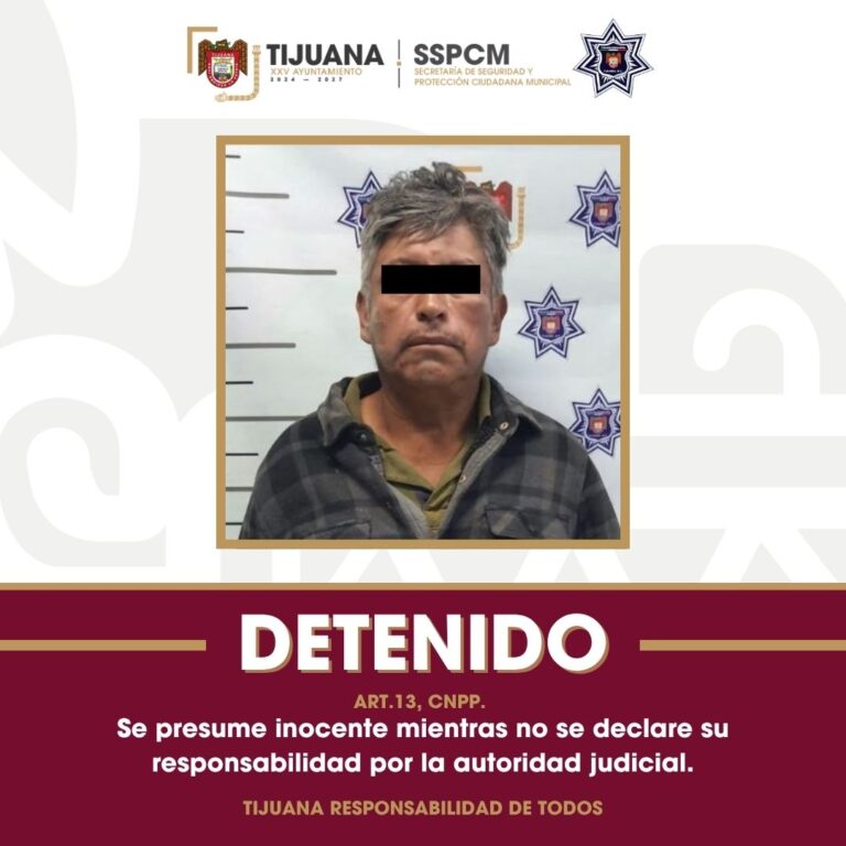 Detiene Policía Municipal a hombre por violencia familiar