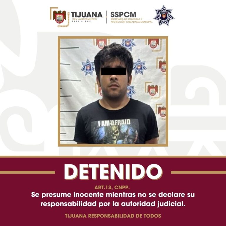 Asegura Policía Municipal a presunto responsable de muerte por estrangulamiento en gimnasio de El Dorado Residencial