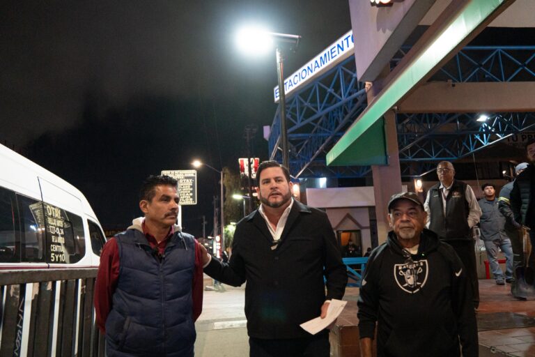 Inaugura Ismael Burgueño nuevo Sendero Seguro en el crucero de la 5 y 10