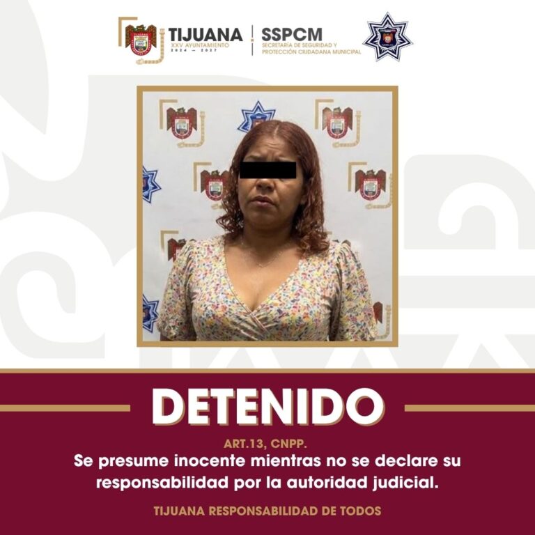 Asegura Policía Municipal a mujer por presuntamente provocar incendio intencional en vivienda de Altiplano